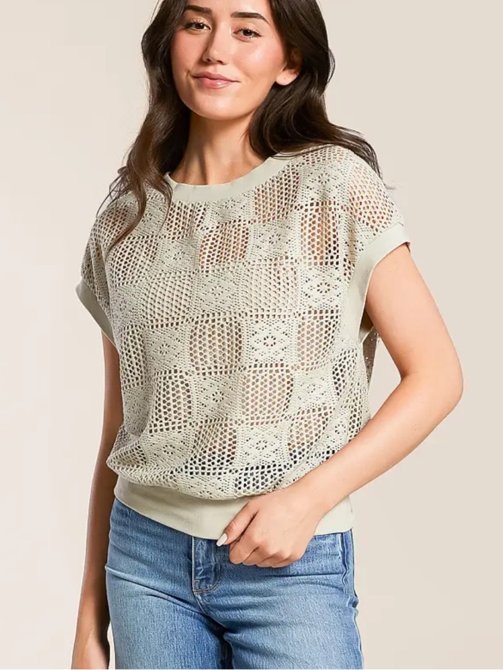 *NWOT* Daytrip Crochet Top - Size M